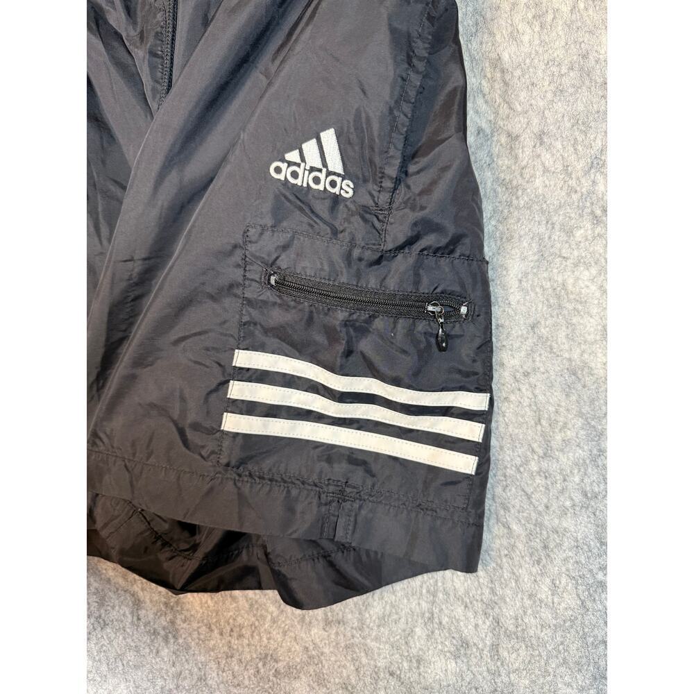 Adidas Vintage Womens Drawstring Black Athletic Shorts Lightweight - Small - Picture 2 of 10